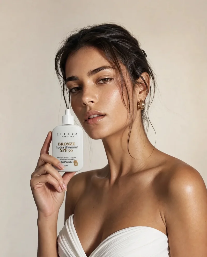 Минерален бронз SPF 50 UVA UVB за лице, шия и деколте
